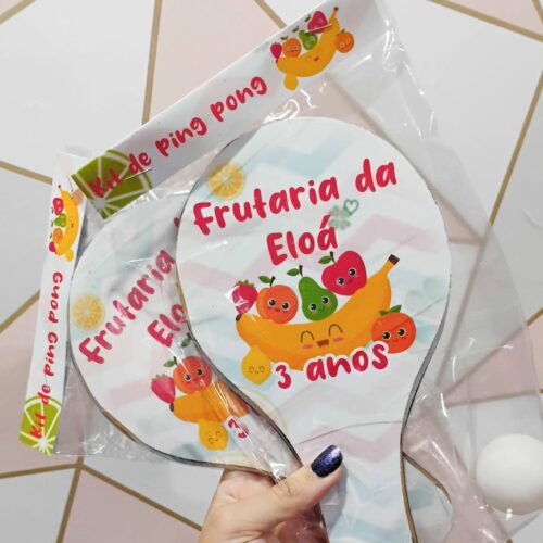 Kit Ping Pong Personalizado – Lembrancinha Divertida
