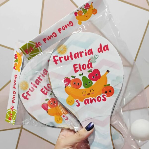 Kit Ping Pong Personalizado – Lembrancinha Divertida