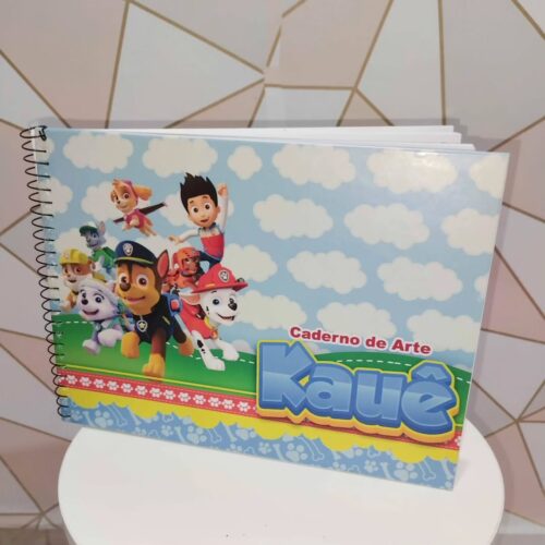 Caderno de Desenho Espiral A4 Personalizado