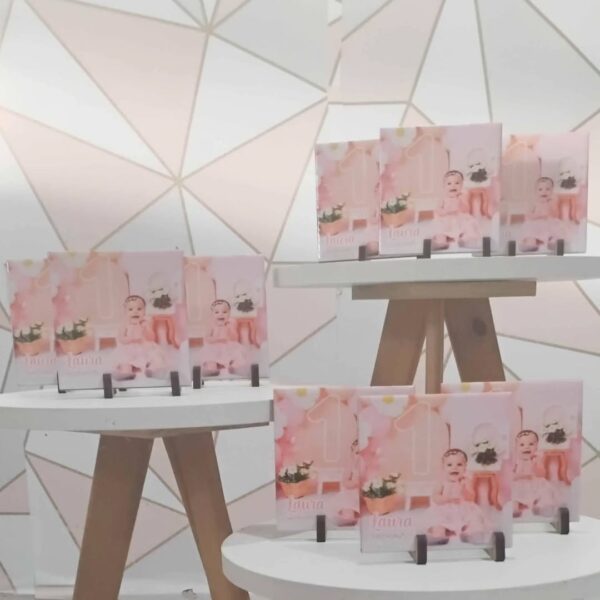Azulejo Personalizado 10x10 cm – Ideal para Centro de Mesa e Lembrancinhas
