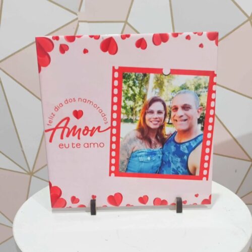 Azulejo Personalizado 20x20 cm – Foto, Frase ou Arte Exclusiva