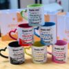 🏷️ Caneca Personalizada com Alça Coração e Interior Colorido – 325ml